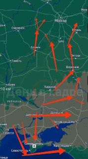 Прогноз массированной атаки БПЛА на ночь с 24 на 25 октября