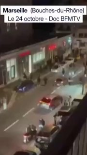 Мародёры грабили магазины в Марселе во время протестов