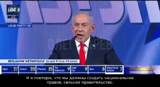 Нетаньяху агитирует за создание правого правительства национального единства в Израиле