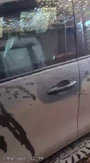 Поврежденный автомобиль ВСУ на фронте