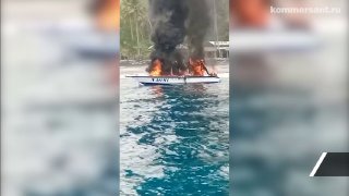 В Индонезии взорвалась лодка с российскими туристами