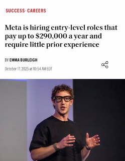 Meta ищет джунов с зарплатой от 14 миллионов рублей в год