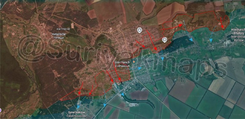 Российские войска взяли под контроль значительную часть Волчанска и Купянска в Харьковской области.