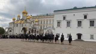 В Кремле прошла последняя в этом году церемония смены караула