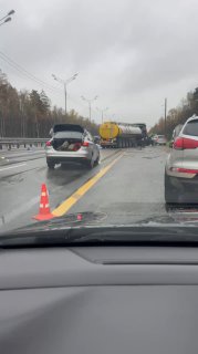 В районе деревни Борисово произошла жуткая авария, есть пострадавшие.
