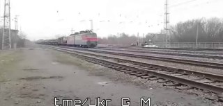 Воинский эшелон ВС РФ следует в зону проведения СВО.