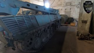 Российские военные применяют трофейный немецкий БРЭМ Bergepanzer 2