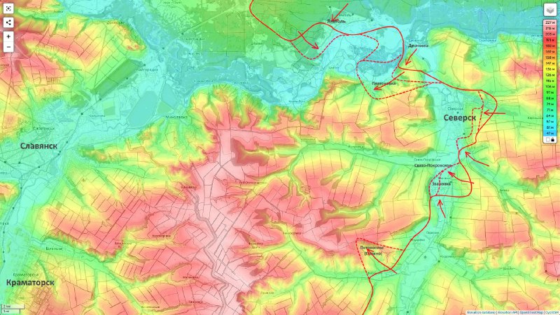 Освобождение Петровского - плацдарм для наступления на Славянск и Краматорск