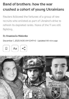 В сети разнесли статью Reuters о потерях ВСУ