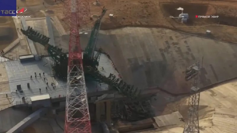 Инцидент на Байконуре: опубликованы фото повреждений после запуска "Союза МС"