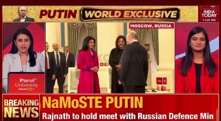 Путин дал интервью индийскому телеканалу India Today