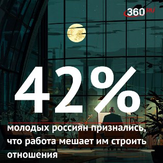Молодежь в России испытывает трудности в построении отношений из-за работы