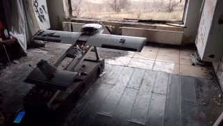 Неудачный пуск российского дрона "Молния-2"