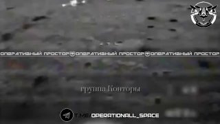 Уничтожение украинского БПЛА в районе Купянска