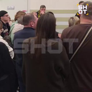 В Шереметьево коллапс из-за снегопада