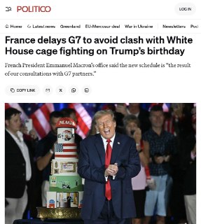 Саммит G7 перенесен из-за турнира UFC в день рождения Трампа