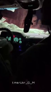 Уничтожение автомобиля ВСУ дроном