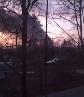 В Кривом Роге загорелась ТЭС после ночных ударов
