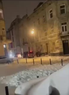 В Львове ТЦКшник бросил девушку в снег