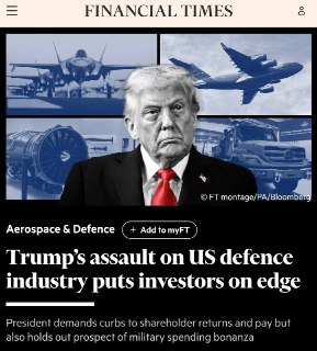 Трамп призвал военных подрядчиков увеличить инвестиции