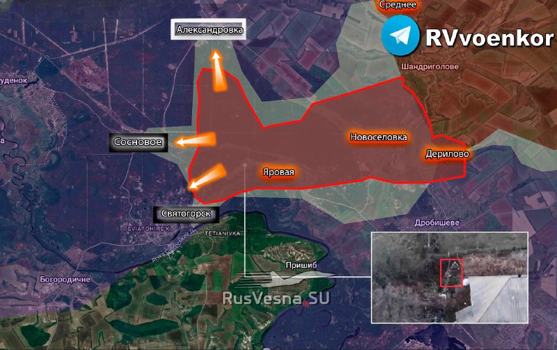 Российские войска продвинулись на Лиманском направлении, взяв под контроль несколько населенных пунктов