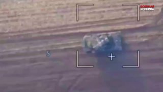 Российский "Ланцет" уничтожил немецкий Gepard в Харьковской области