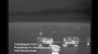 Атака на буровые установки "Лукойла" в Каспийском море