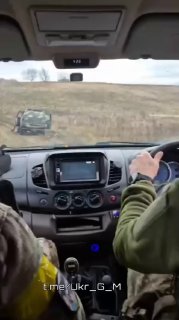 Повреждение автомобиля ВСУ дроном